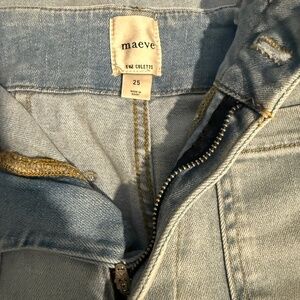 The Colette Crop Wide -leg jeans by Maeve Size 25